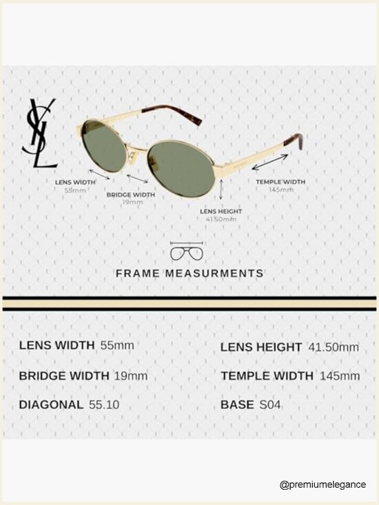 Gold Oval Metal Frame Sunglasses with Cleaning Kit main image 6